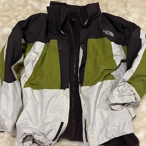 Men’s North Face Hyvent 2 in 1 Parka Removable Liner Size XL No Hood